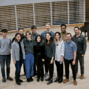 A group photo of students of Viola Studio on the stage.