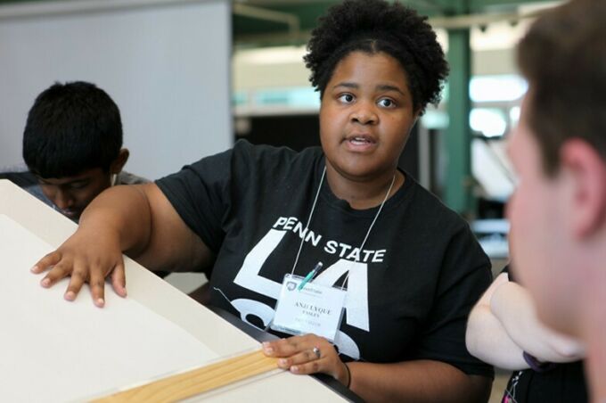 Students participate in Architecture and Landscape Architecture Summer Camp, meet professionals in the field, and spend time in studio.