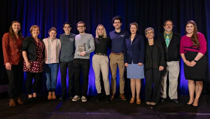 Penn State team that won third place in the Retrofit Housing Division of the U.S. Department of Energy Solar Decathlon 2022 Design Challenge Competition