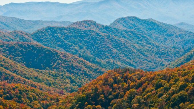 A view of the Smoky Mountains