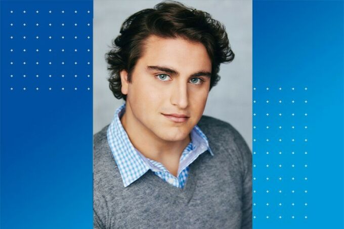 Head shot of a young man with brown hair