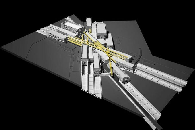 Architectural rendering of “Tremé: Life with the Mississippi" by Thomas Leonard.