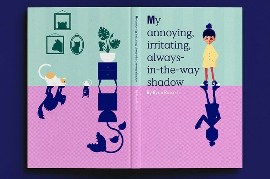 The cover of "My Annoying, Irritating, Always-in-the-way Shadow" by Ryan Russell.